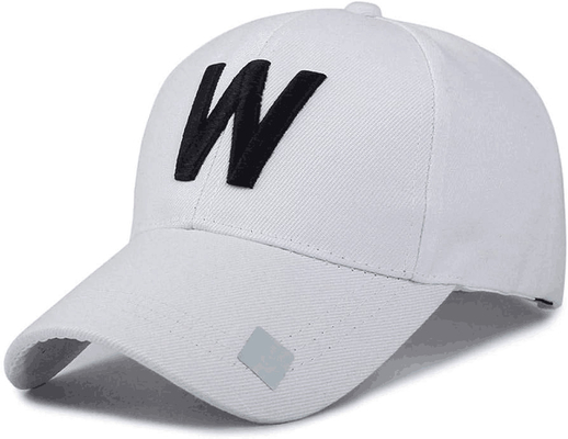 Baseball Cap Style Wit geborduurde logo cap met logo verstelbare riem sluiting