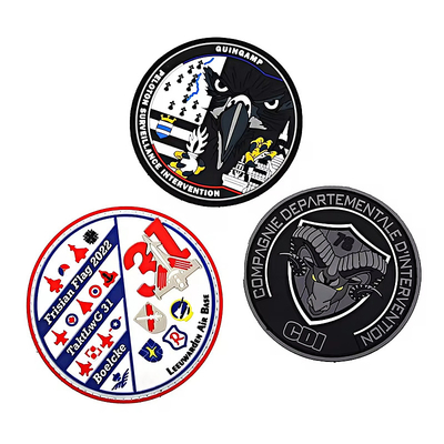 Gepersonaliseerde Eco Friendly Morale PVC Patch voor kledingzakken en hoeden