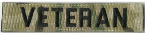 Haak de BAND van het BuckUp de Tactische Flard van de „VETERAAN“ MULTICAM NAAM - 1“ X 5“