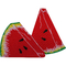 Watermeloen Geborduurd Ijzer op van het het Kentekenborduurwerk van het Flardenfruit de Ambachten Applique