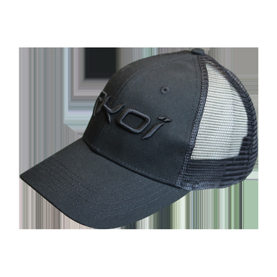 Custom 6 panel geborduurd logo platte rand ingebouwde comfortabele harde trucker cap hoed