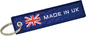 130*30mm van de de kettingskeperstof van de Douanemotorfiets de Zeer belangrijke van de het Borduurwerkvlag van het Verenigd Koninkrijk Zeer belangrijke ketting