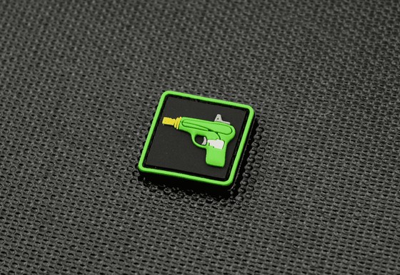 Het naar maat gemaakte rubberflarden Verbeterde Emoji-flard van pvc van het Waterpistool 3D