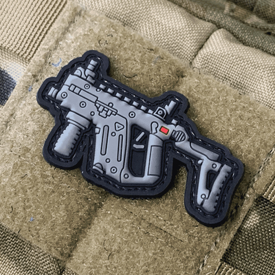 Het Flard Zacht Ijzer van pvc van douanemini gun KRISS Vector Series Morale op Flard