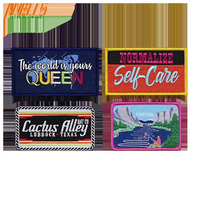 Modelnummer PA-002-1 Iron On Embroidery Patch Wereldwijd verzending