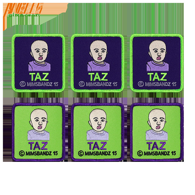 Gesteelde badge Custom Design Borduurplaat voor honkbalhoed OEM ODM