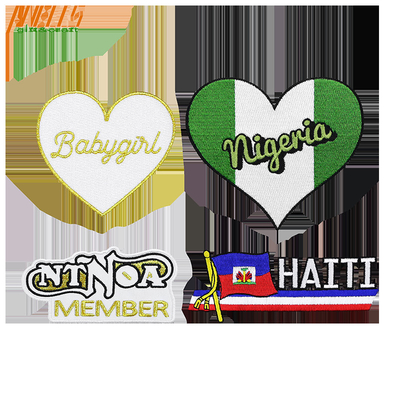 Naai Custom Cartoon Custom Logo Borduurplaten voor Kinderen Kleding en Hoeden