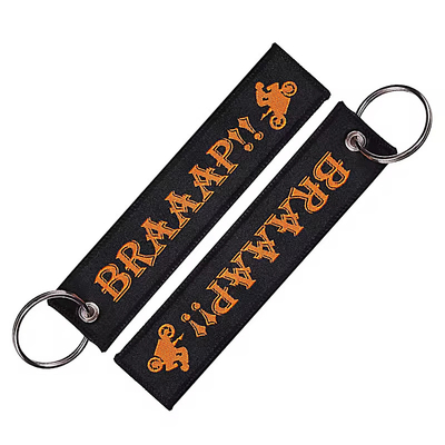 Op maat gemaakte sleutelketting met grote ring voor promotie en souvenir