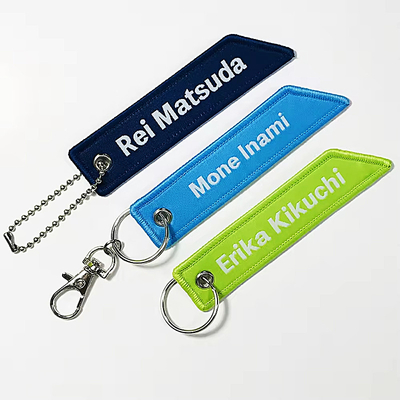 Op maat gemaakte sleutelketting met grote ring voor promotie en souvenir