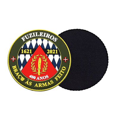 Gepersonaliseerde Eco Friendly Morale PVC Patch voor kledingzakken en hoeden