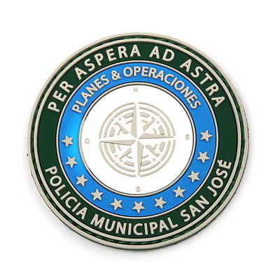 Gepersonaliseerde Eco Friendly Morale PVC Patch voor kledingzakken en hoeden