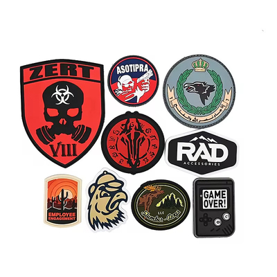 Gepersonaliseerde Eco Friendly Morale PVC Patch voor kledingzakken en hoeden