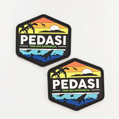 Eco Friendly Waterproof PVC Patch Custom Kleding Logo Morale Patch 4mm