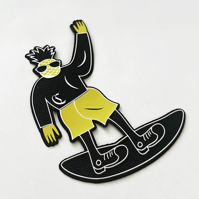 Eco Friendly Waterproof PVC Patch Custom Kleding Logo Morale Patch 4mm