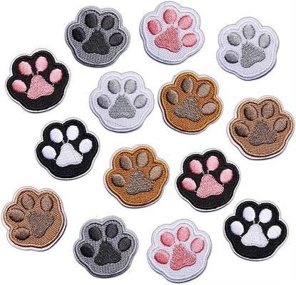 Gepersonaliseerde ijzer op borduurplaten Dieren badges Borduurde logo patch