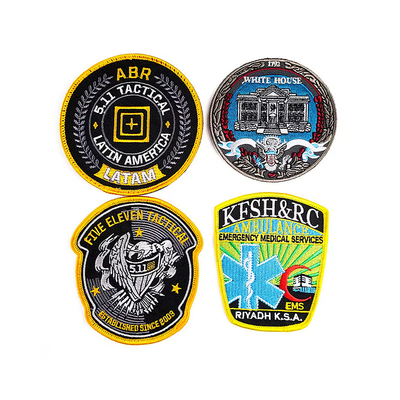 Verzonnen ijzer op borduurplaat Custom geborduurde logo patches