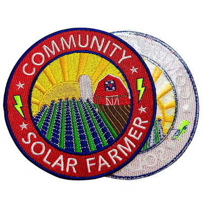 Verzonnen ijzer op borduurplaat Custom geborduurde logo patches