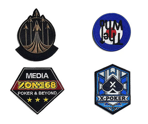 Cadeautjes Gekloofde Borders Borduurwerk Patches Iron On Met Aanpassing Grootte