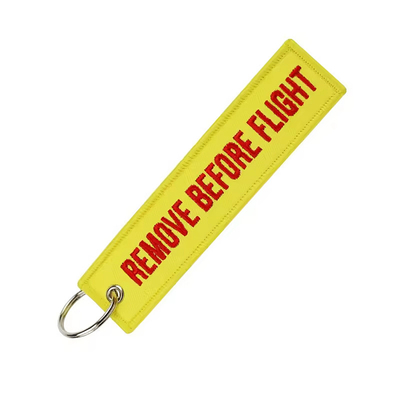 Gepersonaliseerde geborduurde sleutelhanger met aangepast logo promotieve mode geweven stof sleutel tag sleutelhanger