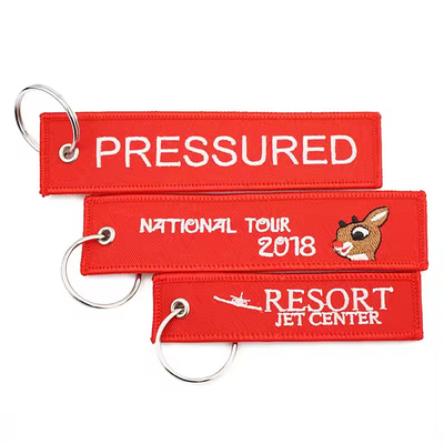 130*30mm Rood Sleutelhanger Logo Ontwerp Aanpasbaar voor B2B Logo Branding
