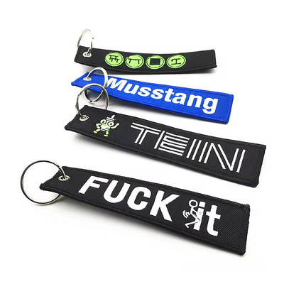 Custom Woven Keychain Handgeweven Handwerk Sleutelhanger Met Aanpassing Beschikbaarheid