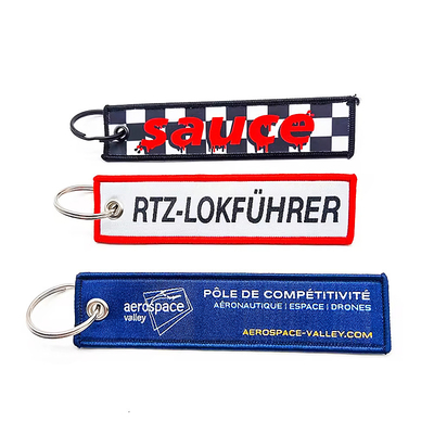 Custom Woven Keychain Handgeweven Handwerk Sleutelhanger Met Aanpassing Beschikbaarheid