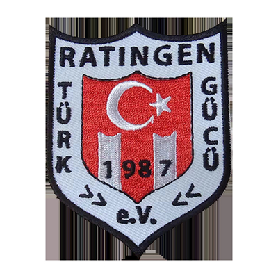 Op maat gemaakte naam merk geborduurd logo ijzer op briefpatches badge applicatie voor kledingstuk