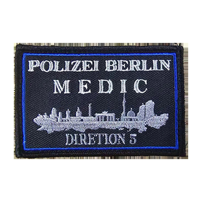 Custom Iron On Logo Borduurwerk Patch Shipping Box met geschikte padding