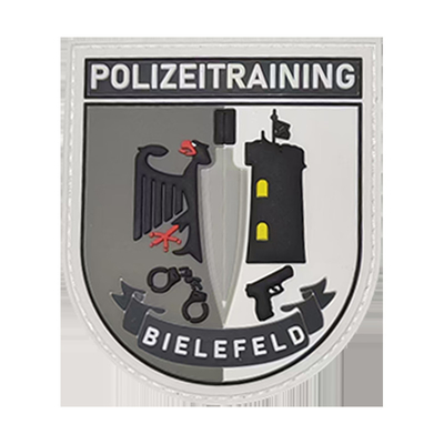 Custom logo ijzer op kleding PVC pleisters Duurzame kleding pleisters