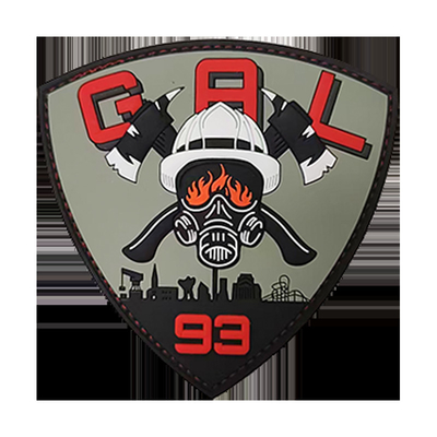 Op maat gemaakte gerecyclede 3D PVC-LOGO-patches voor kleding