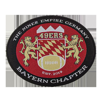 Custom Cool Morale Designer Hoed Stof Geweven Badges Patches voor Jackets Hoeden Kleding