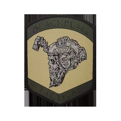 Op maat gemaakte kledinglabels van Damask met een lage MOQ en een verweven rand