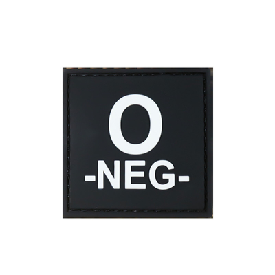 Gepersonaliseerde zachte rubber siliconen pvc pleister met haak backing dikte 4 mm