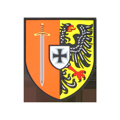 Gekleurde PVC-rubberplaat Customized Logo 4mm Dikte 3D Warmtetransfer Rubber Label Tag