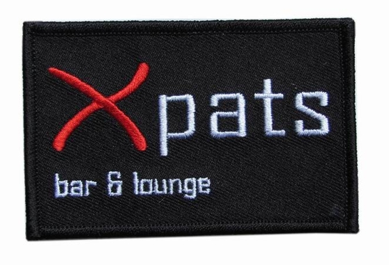 Ijzer op Geborduurd Logo Patches Twill Felt X VIDEO'Sxvideos Grappige Sporten