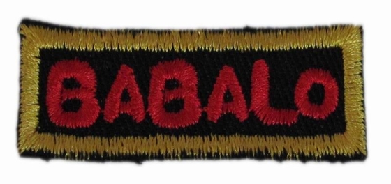 Ijzer op Geborduurd Logo Patches Twill Felt X VIDEO'Sxvideos Grappige Sporten
