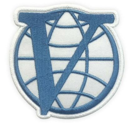 Douane Geborduurd Ijzer op Industrie Logo Patch van de Flardonderneming