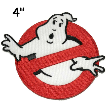 Ghostbusters Geen Ijzer van het Spokendouane Geborduurd Flard op/naait op Kentekenfilm Logo Applique