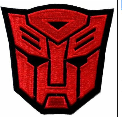 De Merrowgrens borduurde Logo Patch Transformers Red Autobot-het Embleem van de Filmfilm