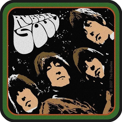 The Beatles Woven Iron Patches Rubber Soul Album Band Logo aangepast formaat