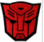 De Merrowgrens borduurde Logo Patch Transformers Red Autobot-het Embleem van de Filmfilm