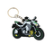 3D Douane Logo For Promotion Gift van de Motorfiets Rubber Zeer belangrijke Ketting