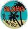 Het Staafijzer van Hawaï naait op de Palmen van Flardkleren Hawaiiaans Strand Geborduurd Kenteken
