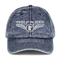 Custom geborduurde logo hoed in ontwerp en stof Vintage katoen Twill Classic Baseball Cap