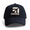 Cessna Aircraft Black Hat Twill Cap geborduurd logo Baseball Cap