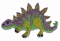 Het Ijzer van PMS Pantone op de Dinosaurus Logo Dry Cleanable 9C van het Borduurwerkflard