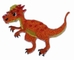 Het Ijzer van PMS Pantone op de Dinosaurus Logo Dry Cleanable 9C van het Borduurwerkflard