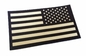 Het van het de Achtergrond vlagflard van IRL van de keperstofstof Omgekeerd Vlak Moreel Weerspiegelend Flard van de V.S.